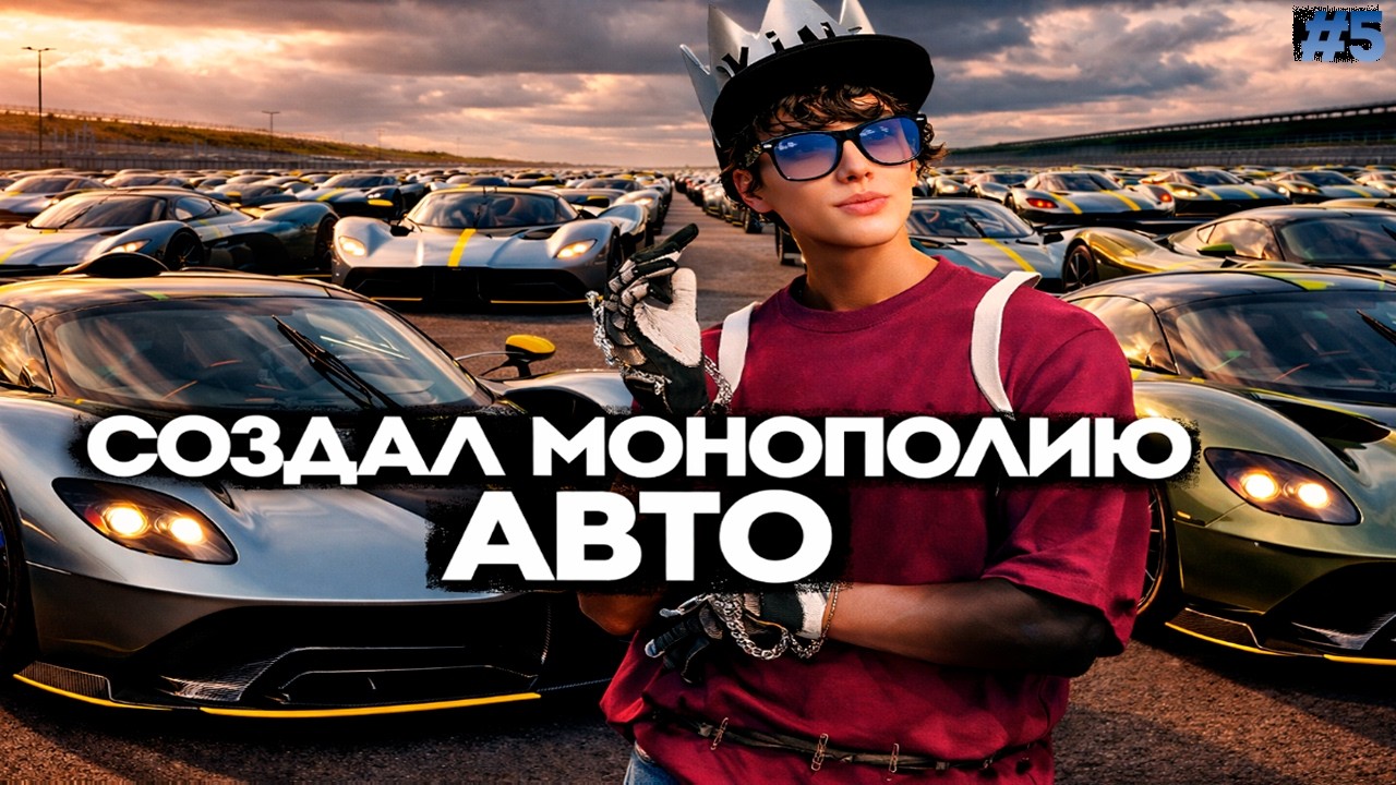 СОЗДАЛ МОНОПОЛИЮ АВТО *БЕЗ ДОЛГОВ*#5 НА GTA 5 RP