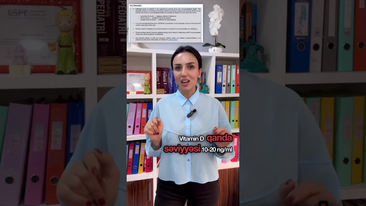 Vitamin D hansı doza ilə qəbul olunmalıdır?