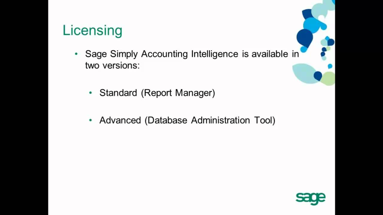 Sage Simply Accounting Licensing