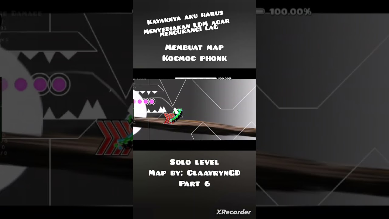 part 6 membuat map #geometrydash #geometrydashindonesia #gd #gdlayout