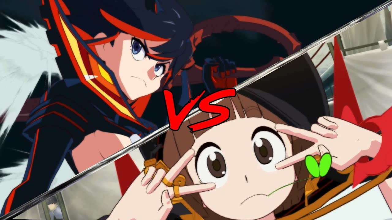 Kill La Kill - IF - Ryuko Matoi (Scissor Blade) vs. Mako Mankanshoku