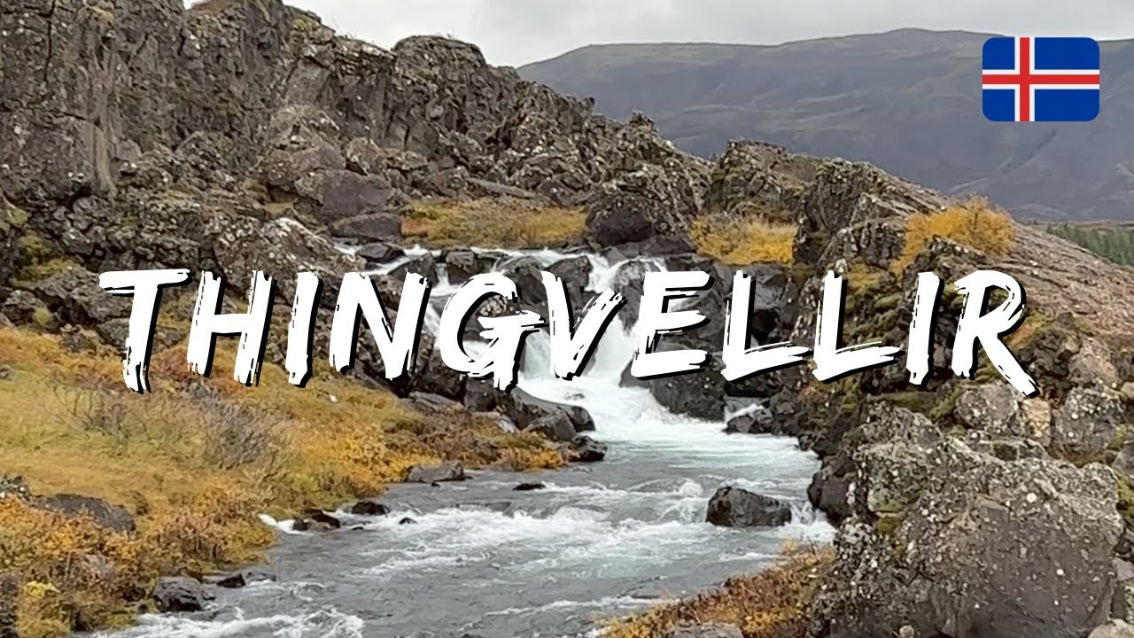 Virtual Adventure in Iceland  4K Walking Tour of Thingvellir National Park - A UNESOC World Heritage