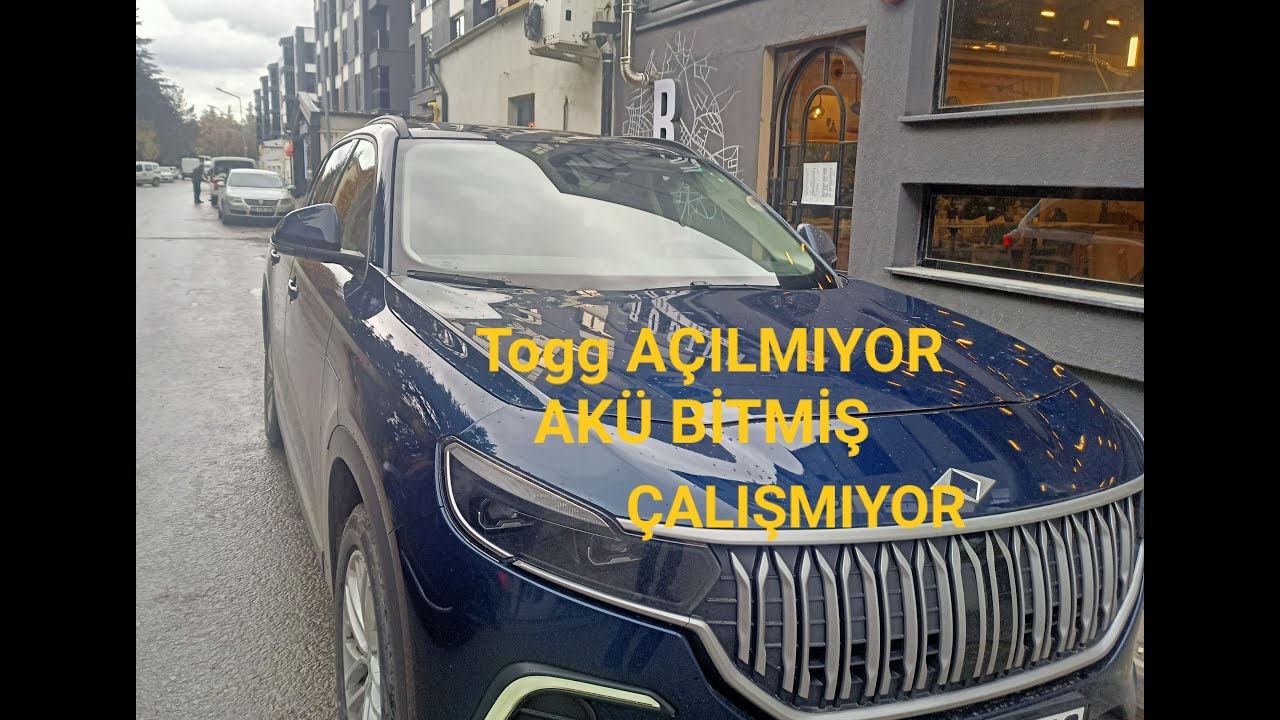togg açılmıyor  akü bitmiş çalışmıyor