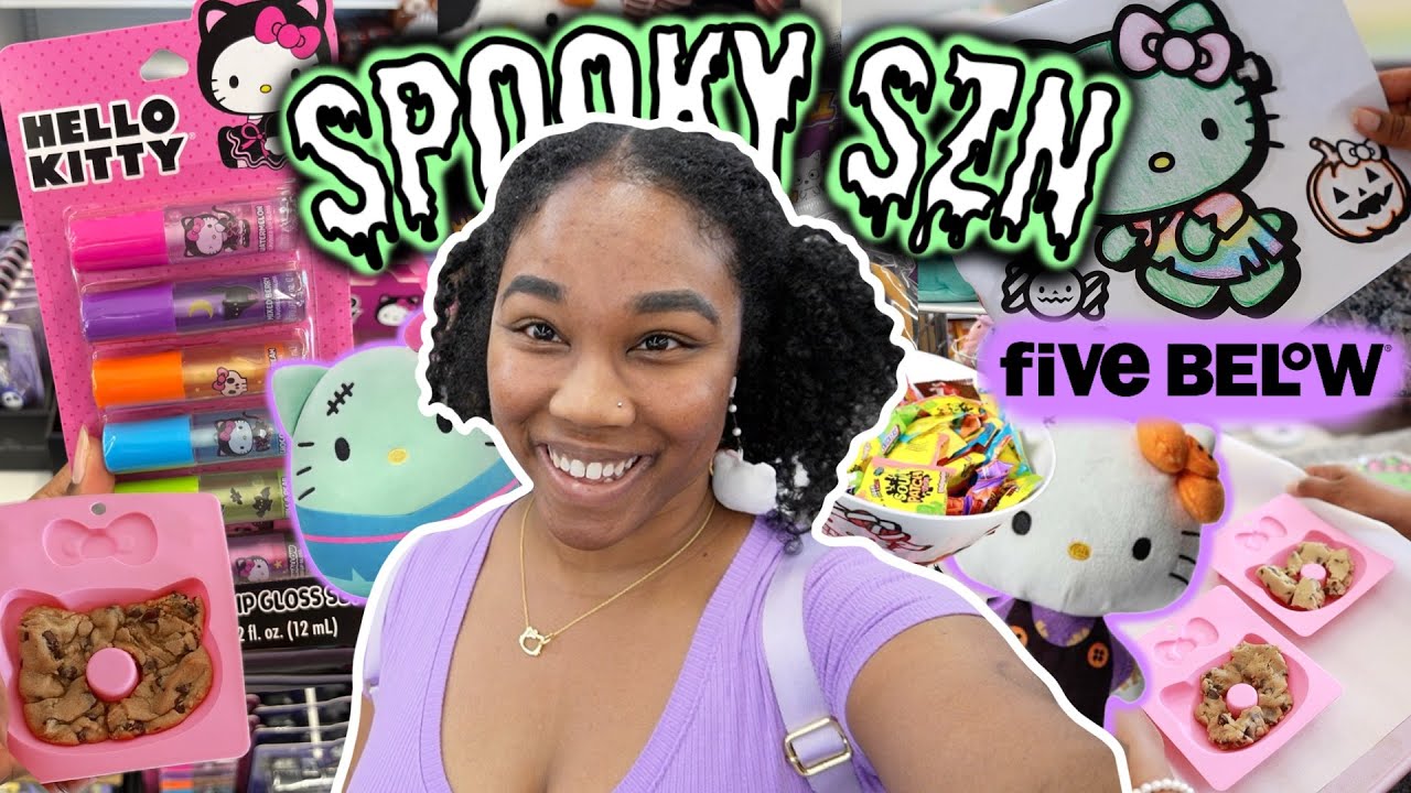 🖤HELLO KITTY Spooky SZN: охота в Гонконге на Хэллоуин, выпечка печенья, раскрашивание и многое др...