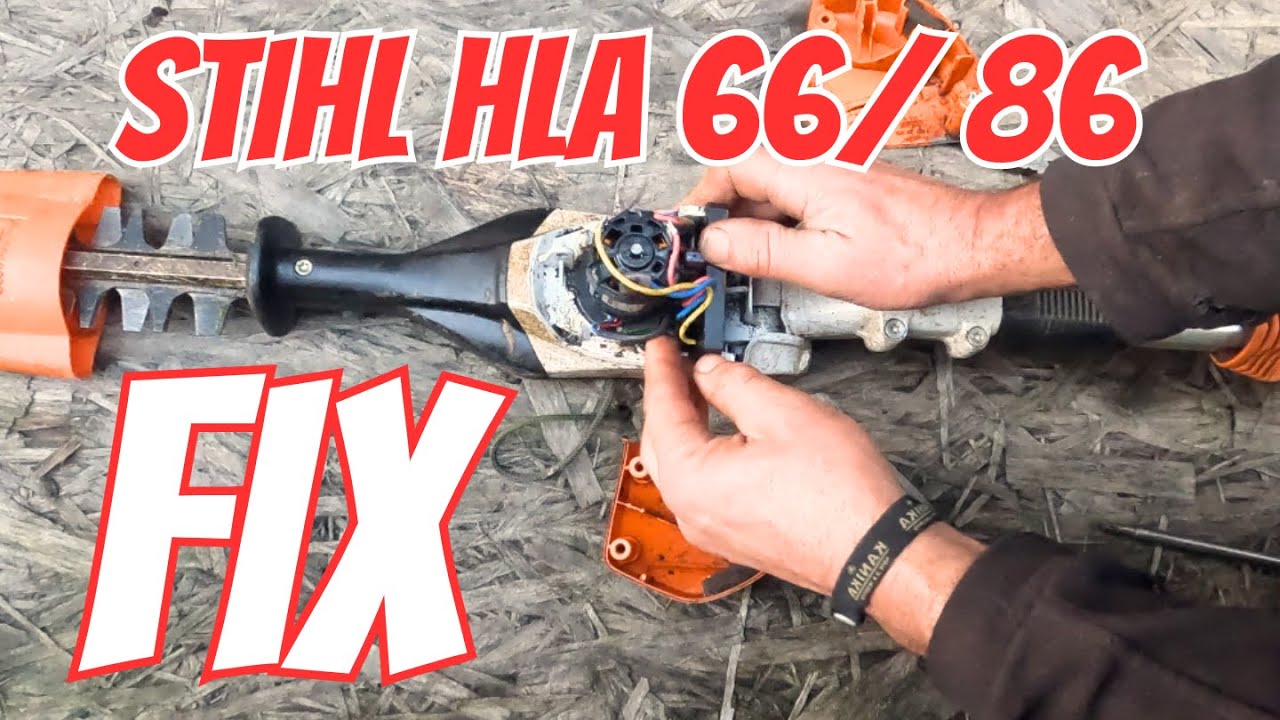 Как починить STIHL HLA 66/86. Не горят красные огни. #lewisgardenservicesltd #stihl