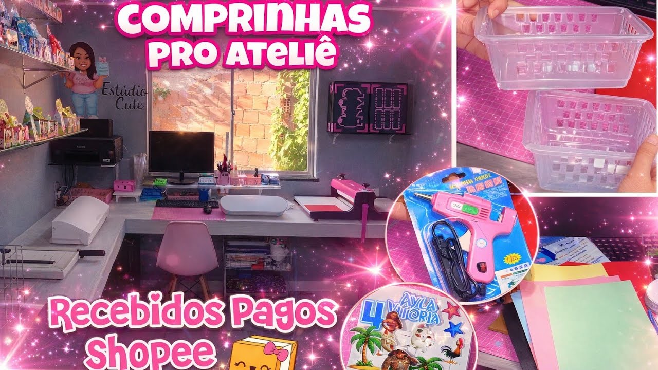 ROTINA DE UMA CLT E EMPREENDEDORA - REPOSIÇÃO DE MATERIAIS - PAPELARIA PERSONALIZADA✂️💖