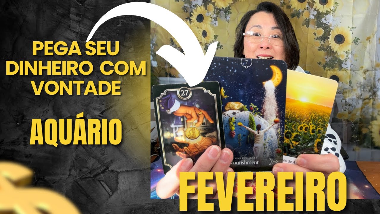 Aquário ♒️ FEVEREIRO 2026 PEGA O DINHEIRO 💰 COM VONTADE 