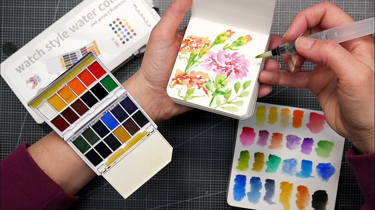 Носи свою краску! Обзор часов Fuumuui Watercolor (скидка 20% по промокоду в описании)