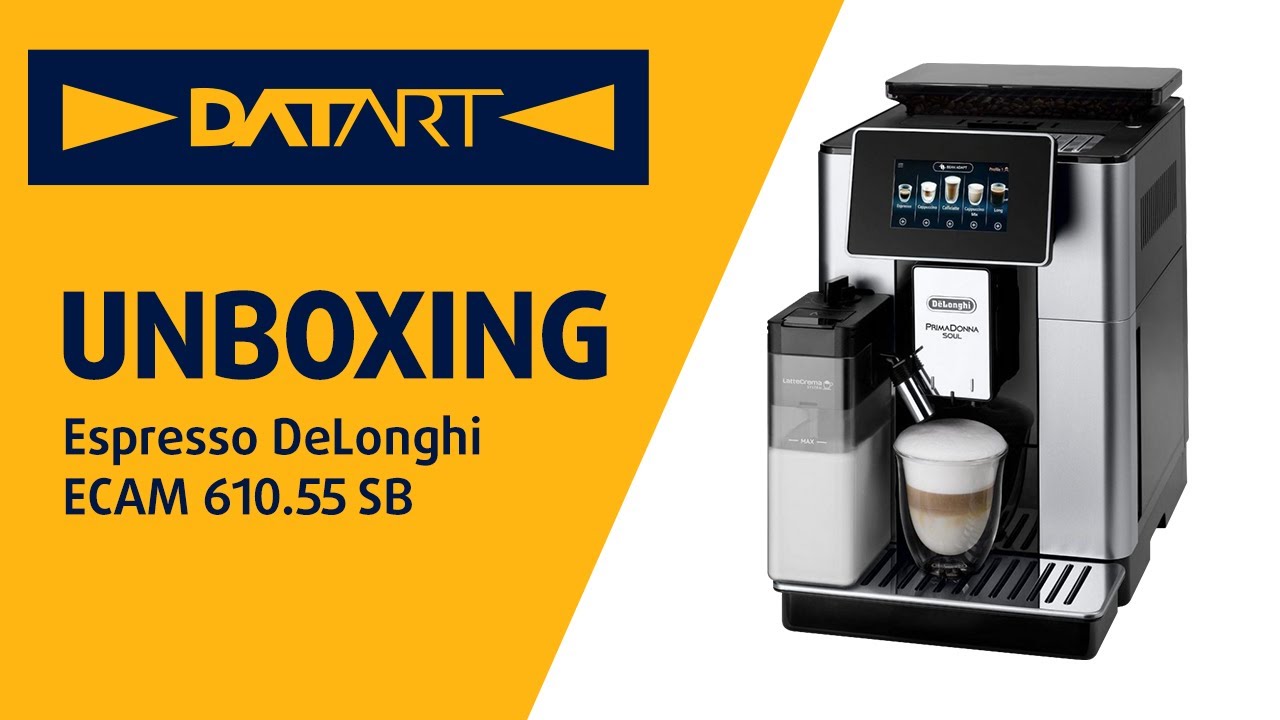 Espresso DeLonghi ECAM 610.55 SB | unboxing