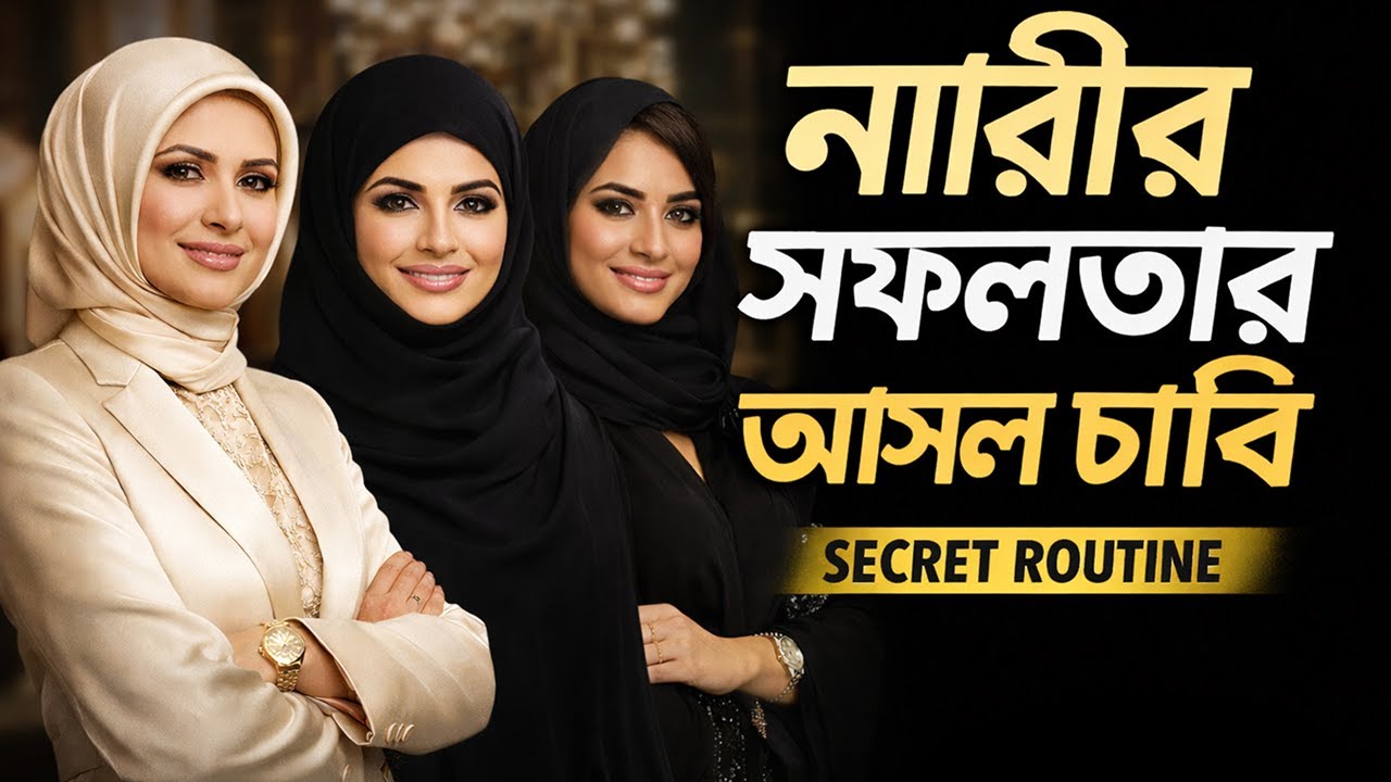 নারীর সফলতার আসল চাবি 🔑 | Secret Routine of Powerful Muslim Women | Islamic Productivity