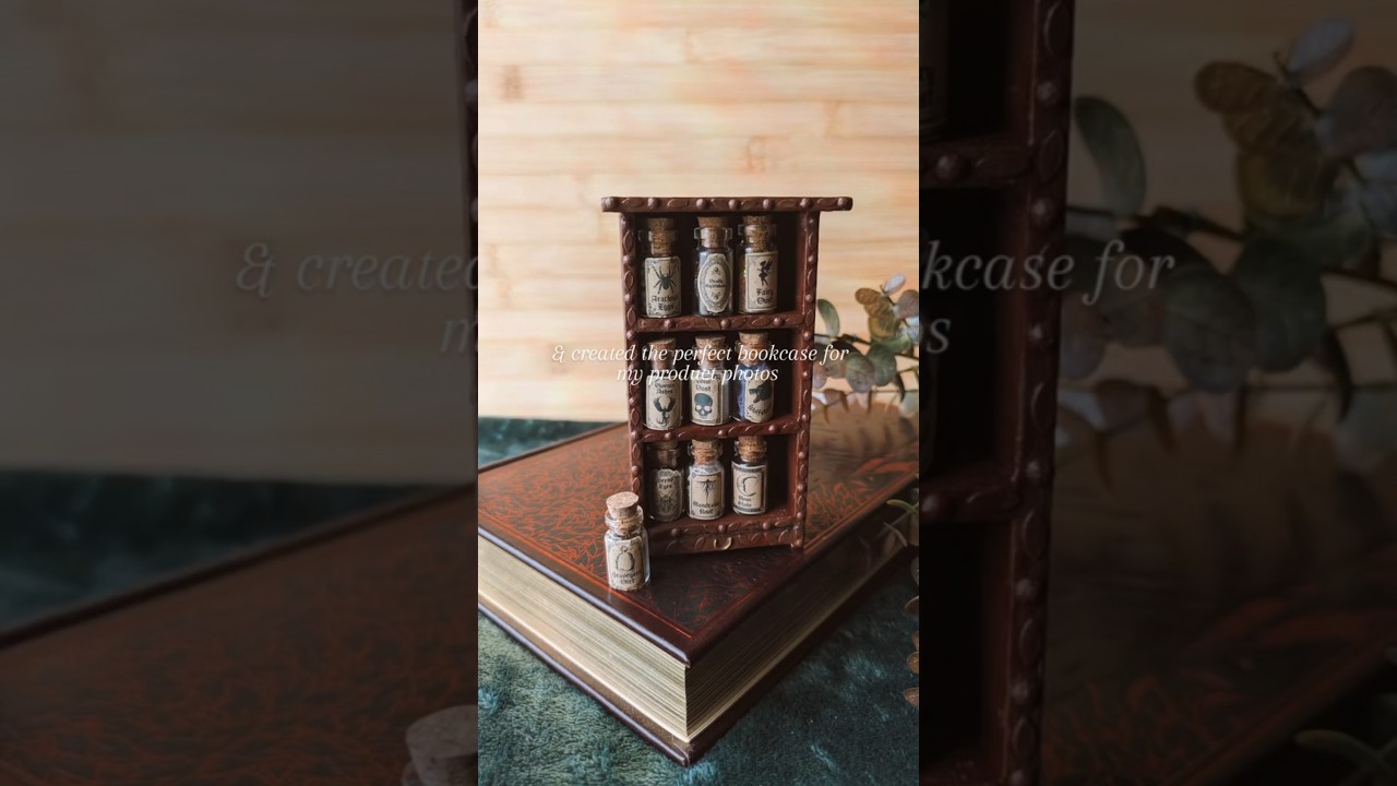 miniature makeover 🔮#miniatures #cozy #fantasyart #magical #potion#crafting #diy #crafty #witch