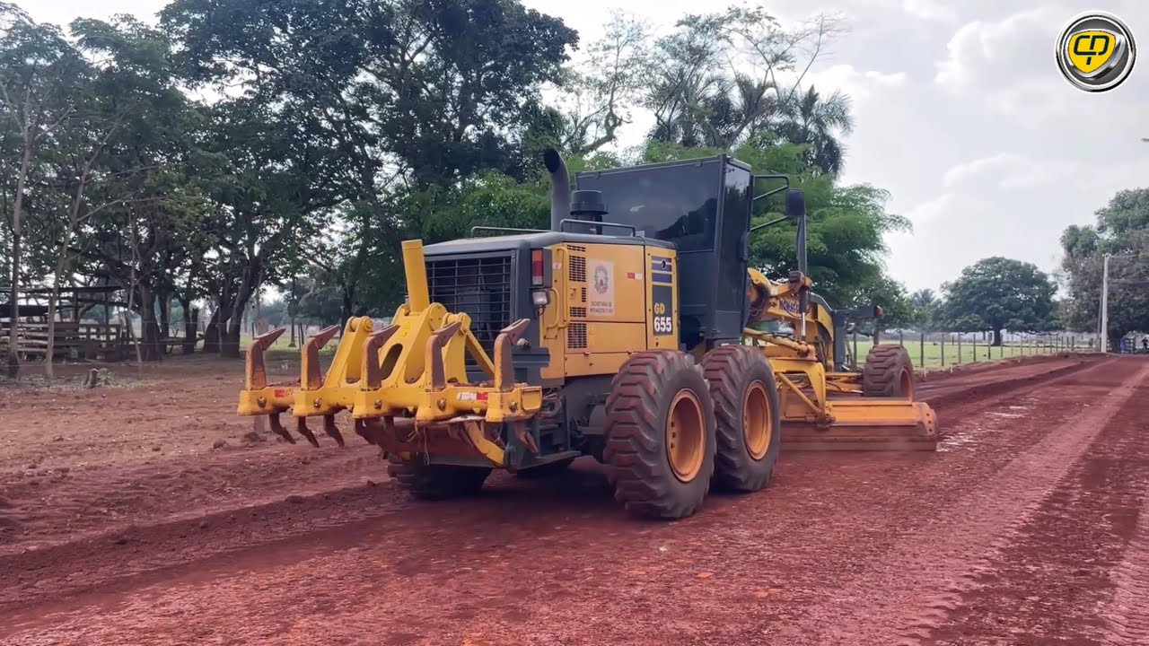 GRADER RASPADO BASE PARA IMPRIMAÇÃO/Motoniveladora/Patrol/Patrola/Motor grader/Niveleuse GD6555