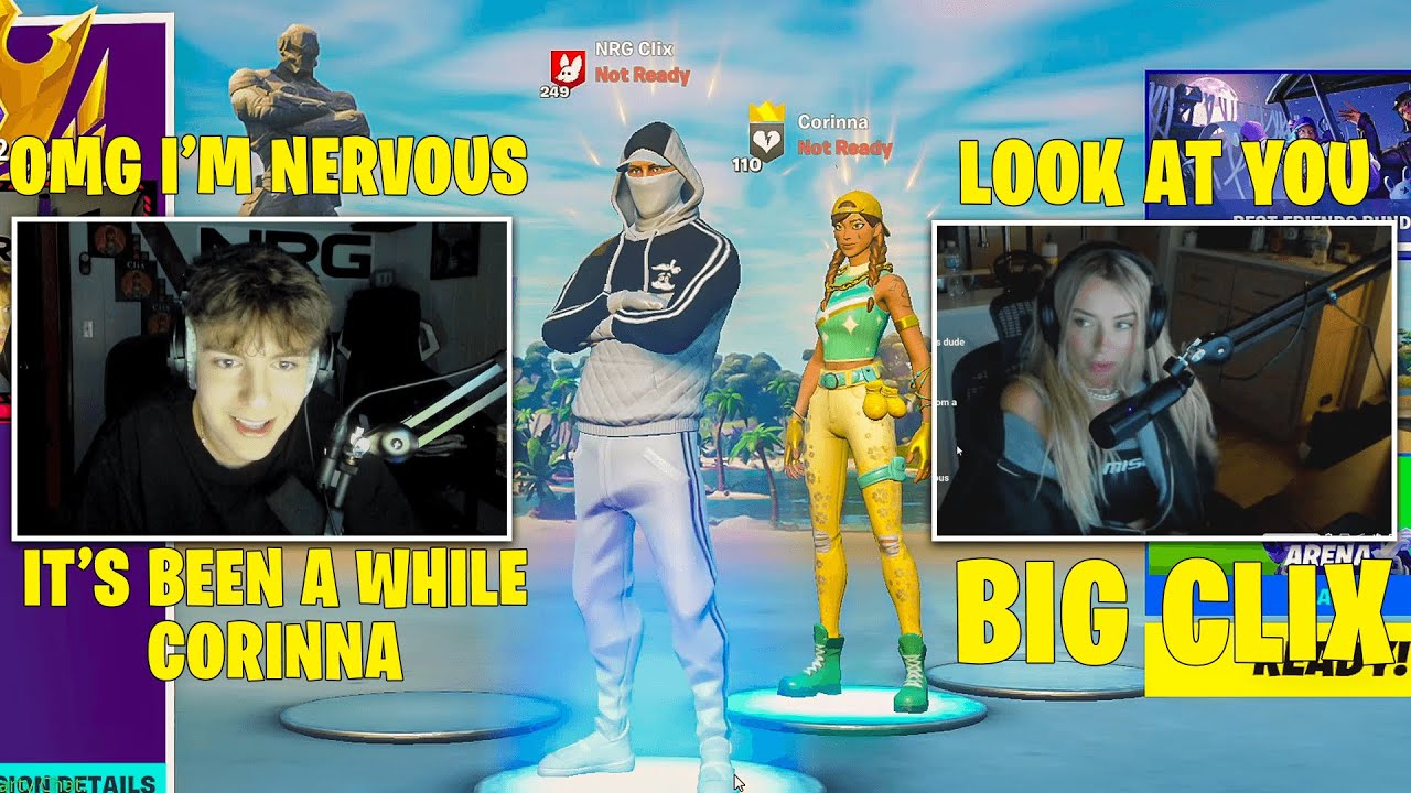 Clix Playing With Corinna! Awkward