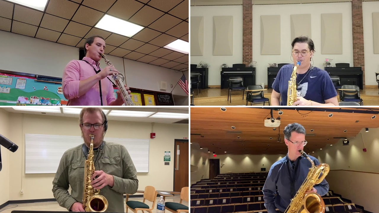 SONAX Saxophone Quartet Performs Black Bottom Stomp by Jelly Roll Morton, arr. Fred Sturm