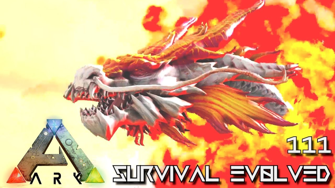 ARK: SURVIVAL EVOLVED - MYTH DRAGON SNAKE & KING MAMMOTH E111 !!! ( ARK EXTINCTION CORE MODDED )