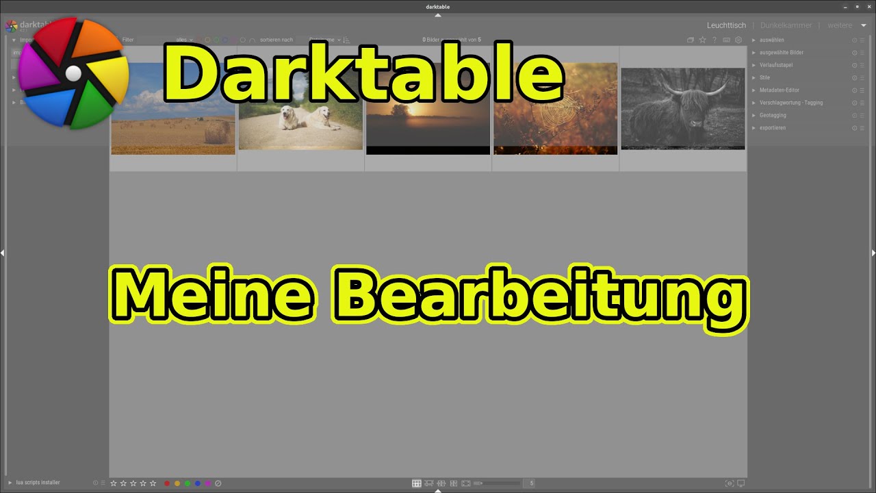 Mein Workflow - wie ich Bilder in Darktable 4.2.1 bearbeite