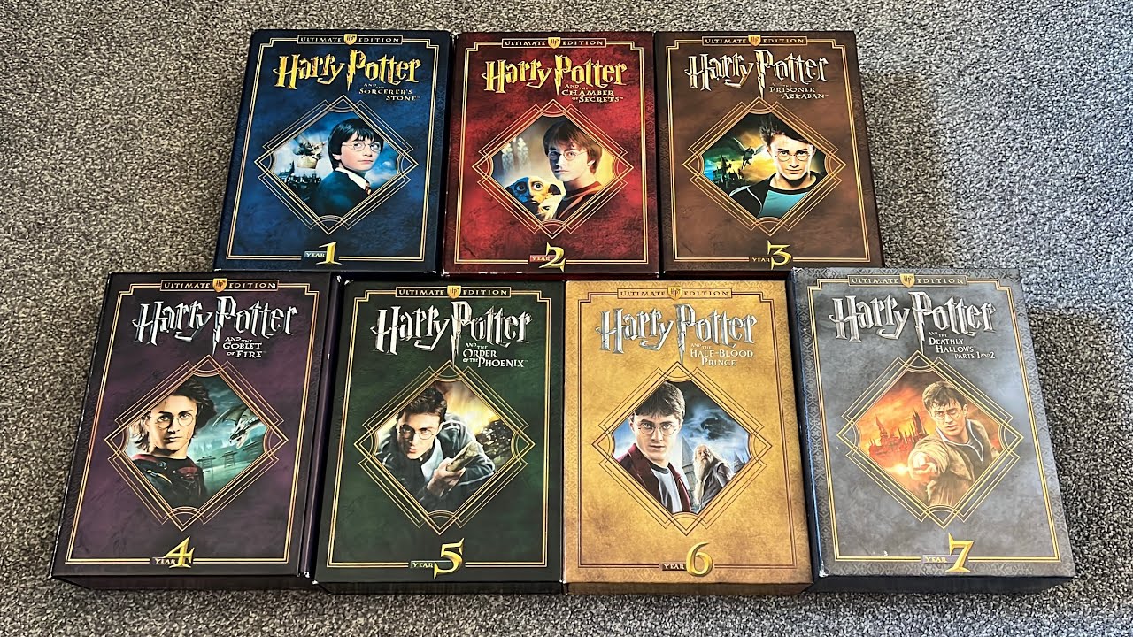 Распаковка коллекции DVD Гарри Поттера Ultimate Edition: годы 1–7