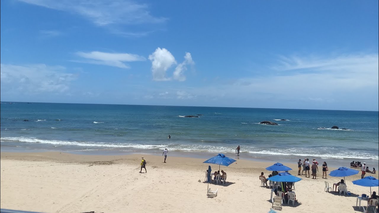 Passei a manhã na Praia da Sereia de  Itapuã/Salvador/Bahia