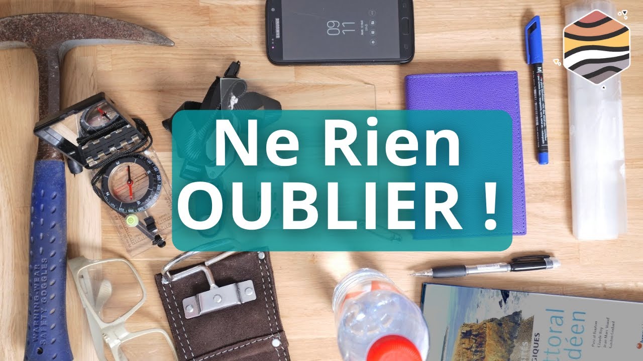 MATÉRIEL INDISPENSABLE sur le TERRAIN en Géologie