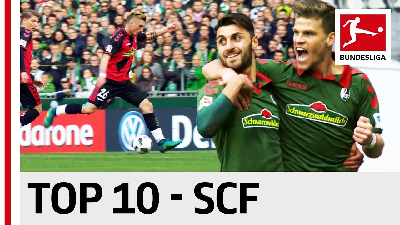 Top 10 Goals - SC Freiburg - 2016/17 Season