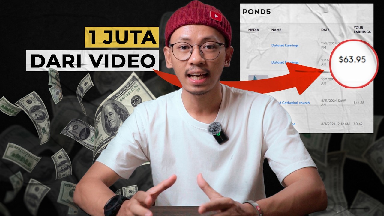 Dapat Rp 1 Juta dari Jual Footage di Pond5!🎥💸 Cara Daftar Pond5 Contributor