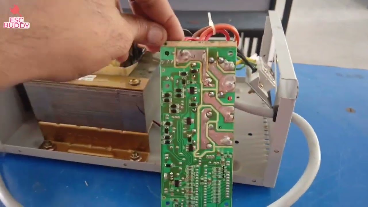 Microtech Automatic Digital Voltage Stabilizer showing Hi Error Repair