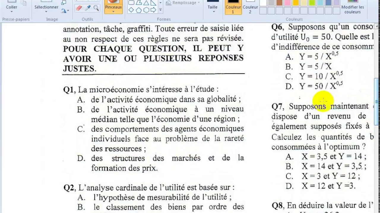 Microéconomie S1 