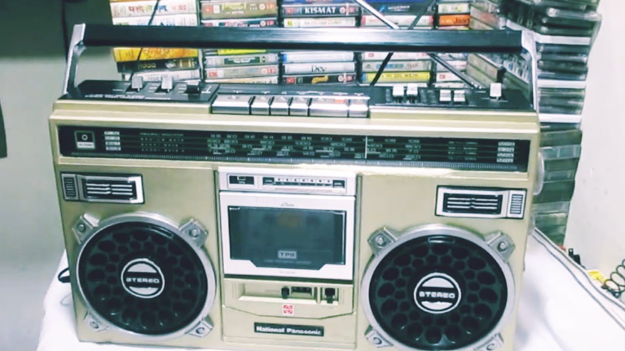 National Panasonic RX-5230F 4band FM radio  cassette tape recorder
