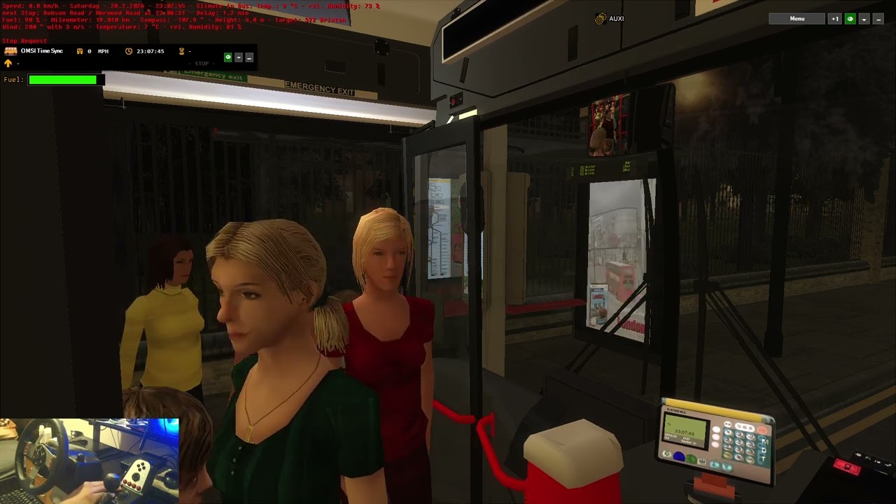 OMSI 2: Route 322 - Crystal Palace to Brixton, Map - Add-On London