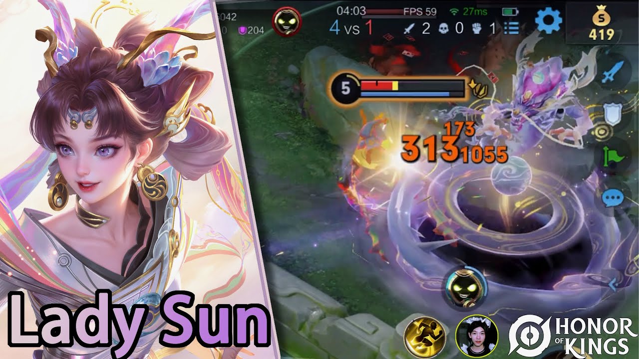 Honor of Kings（Lady Sun）A melhor skin｜The best skin