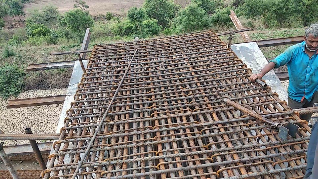 Pier cap (major bridge) Reinforcement details