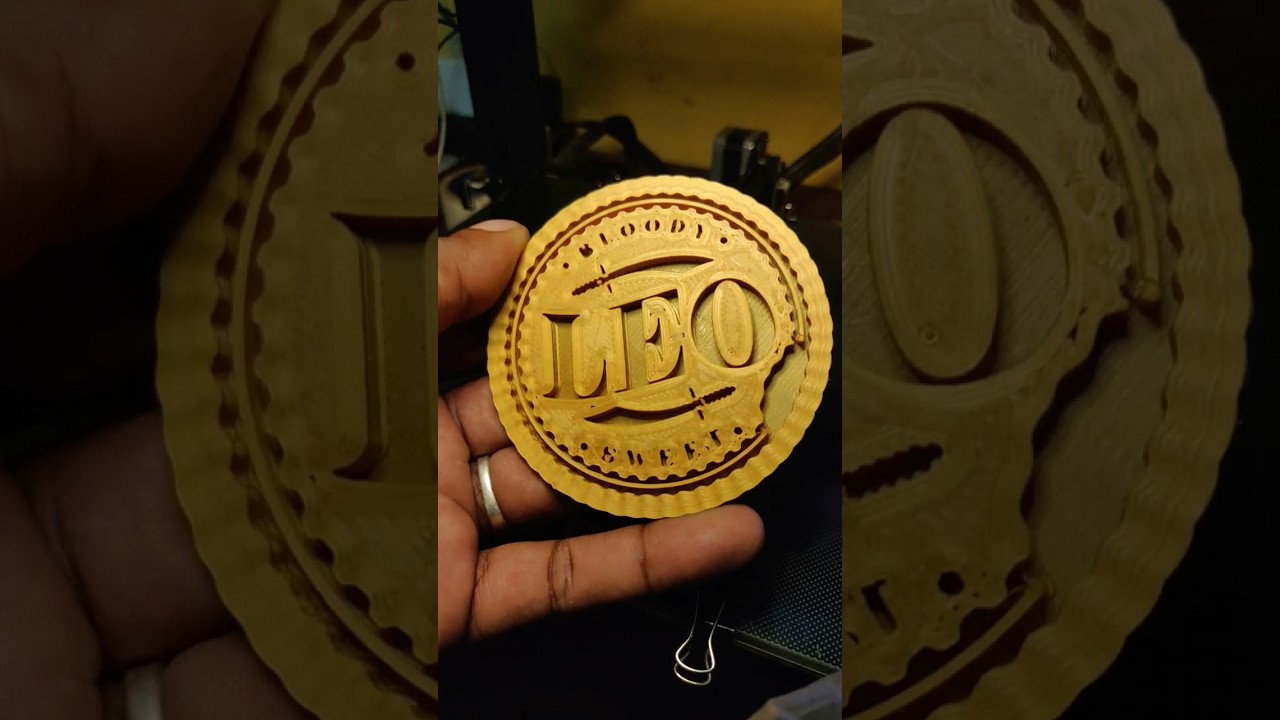 LEO KEYCHAIN MAKE OUR 3D PRINTER #leo #shorts  #3dprinter #update #leoupdatetoday