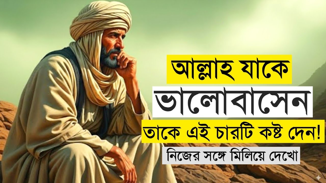 এই চারটি কষ্ট আল্লাহ শুধু তার প্রিয় বান্দাদেরকেই দিয়ে থাকেন | Bangla Islamic Motivation