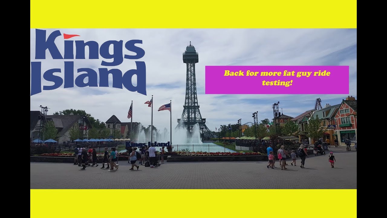Kings Island - Back for more fat guy ride testing! (part 1) Antique Autos, Vortex and more!