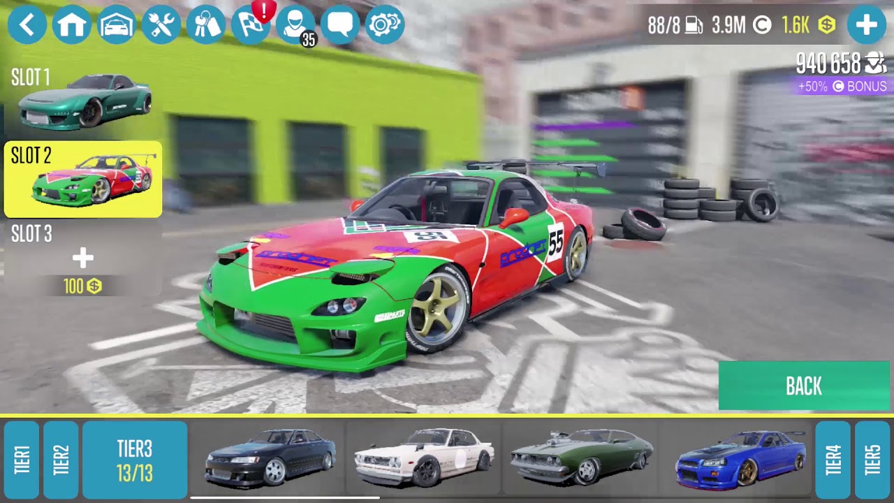 CarX Drift Racing 2 Garage Update