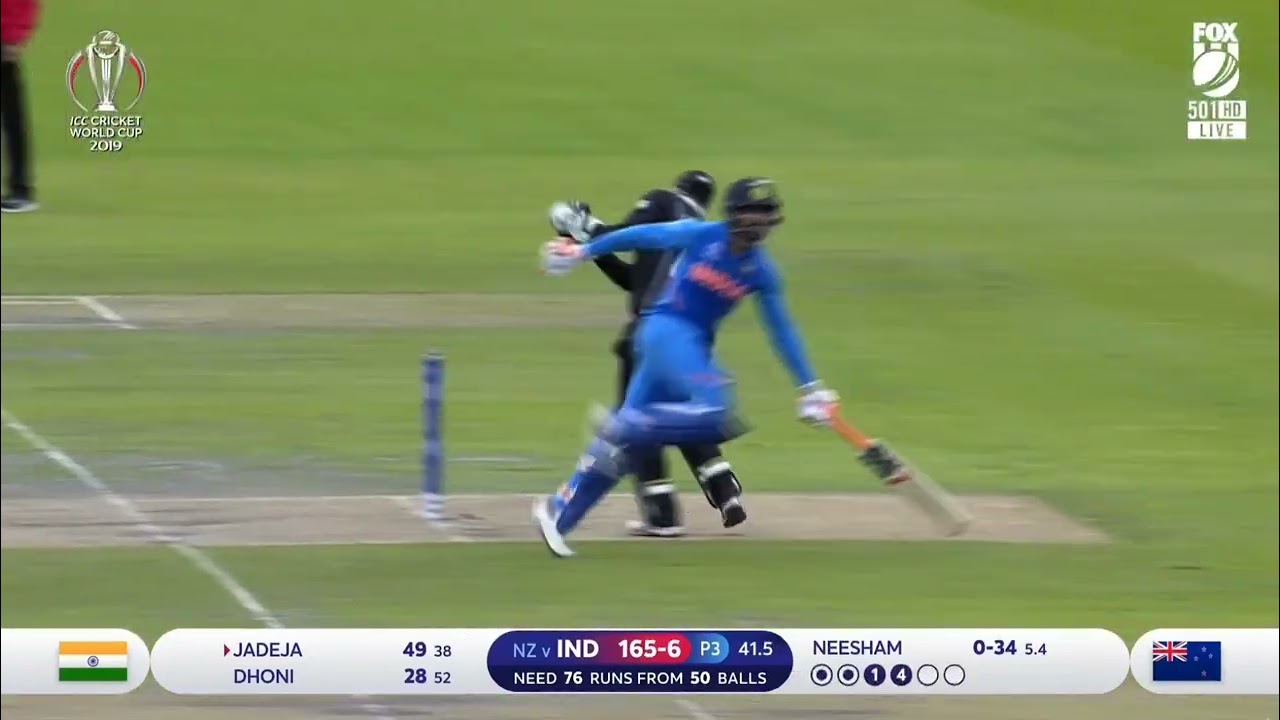 Ravindra Jadeja's 77(59) In 2019 CWC &bull; Ball By Ball Highlights &bull;