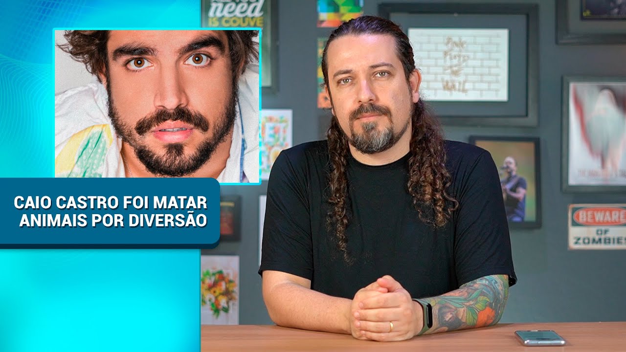 Caio Castro caça animais por diversão em Fernando de Noronha