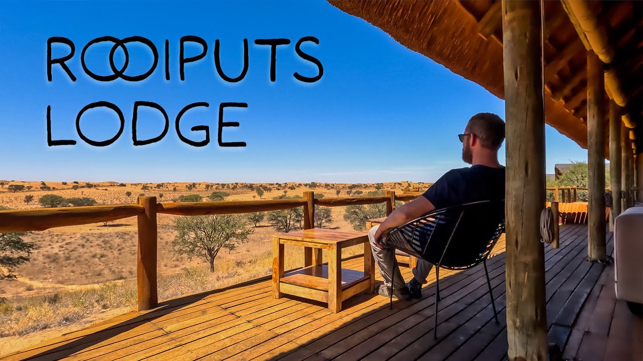 Rooiputs Lodge: роскошное размещение в трансграничном парке Кгалагади (Rooiputs ep2)