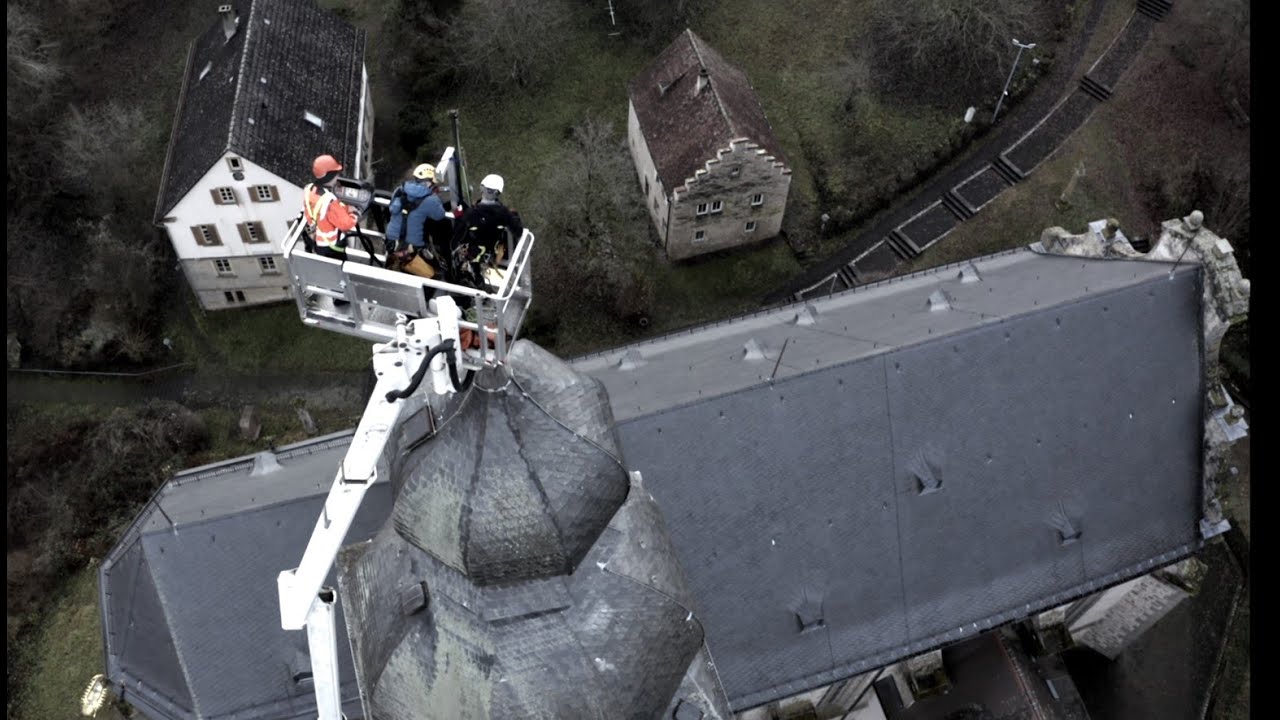 Bergkirche Laudenbach - Restaurierung Turmzier