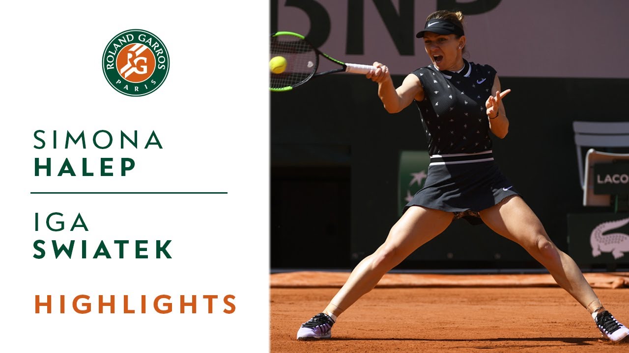 Simona Halep vs Iga Swiatek - Round 4 Highlights | Roland-Garros 2019