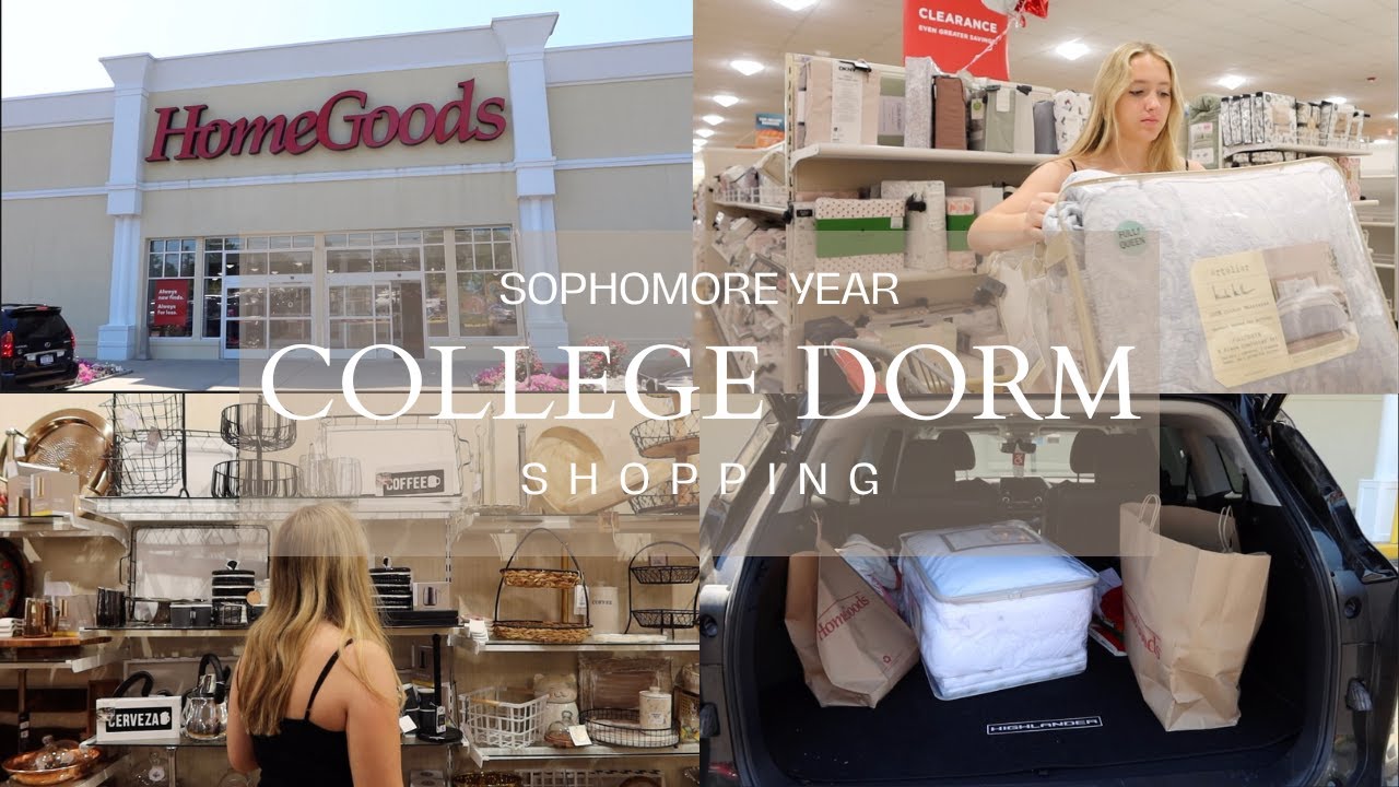 COLLEGE DORM SHOPPING + HAUL 2024 | SOPHOMORE YEAR!!