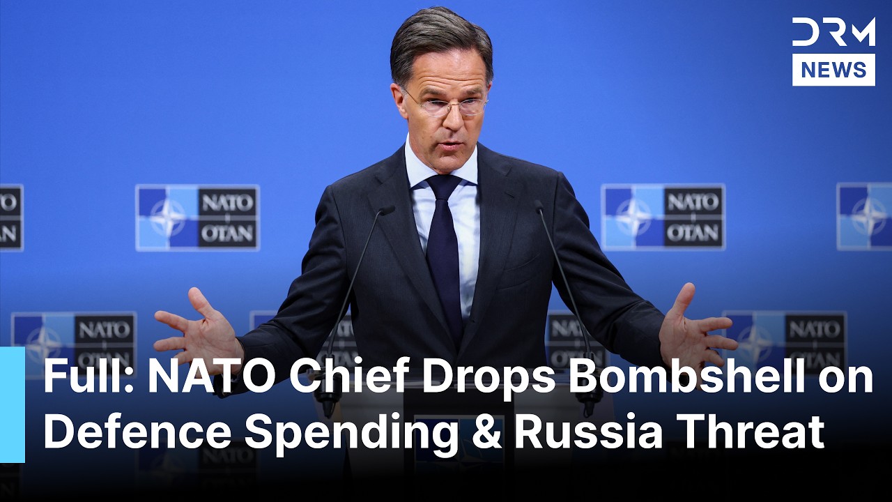 FULL PRESSER: NATO Chief Rutte Reveals NATO Force Model Changes Amid Rising Russia Tensions | AC1B