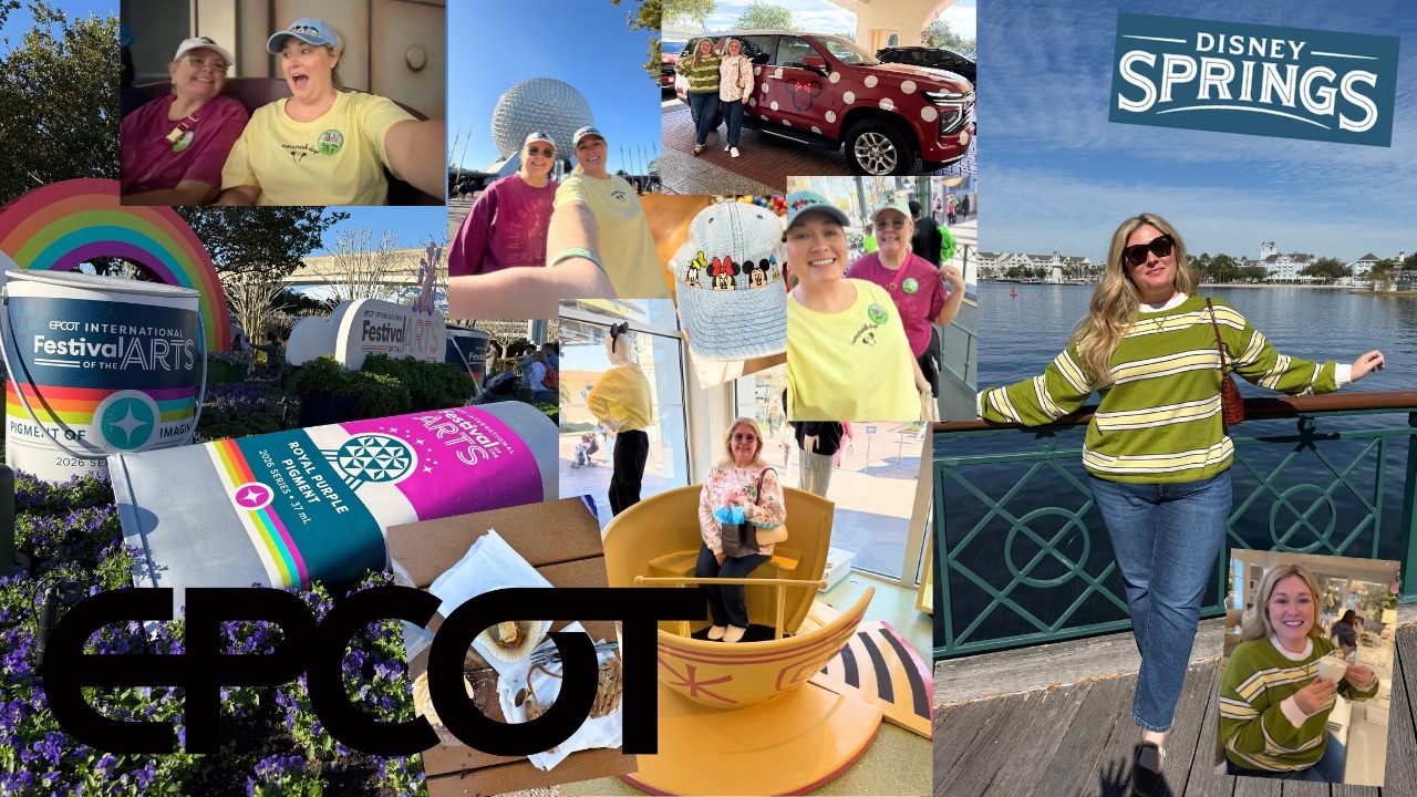 DISNEY VLOG 2: DISNEY SPRINGS, EPCOT + MINNIE VANS | vlog 323