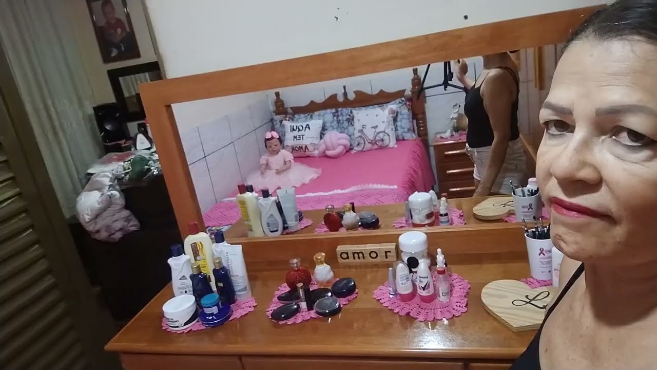 ORGANIZANDO MINHA PENTEADEIRA NOVA + tour completo.🎀✨