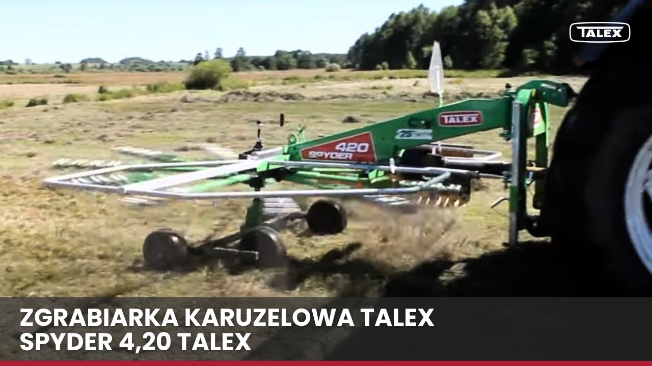 Zgrabiarka karuzelowa SPYDER 420 TALEX