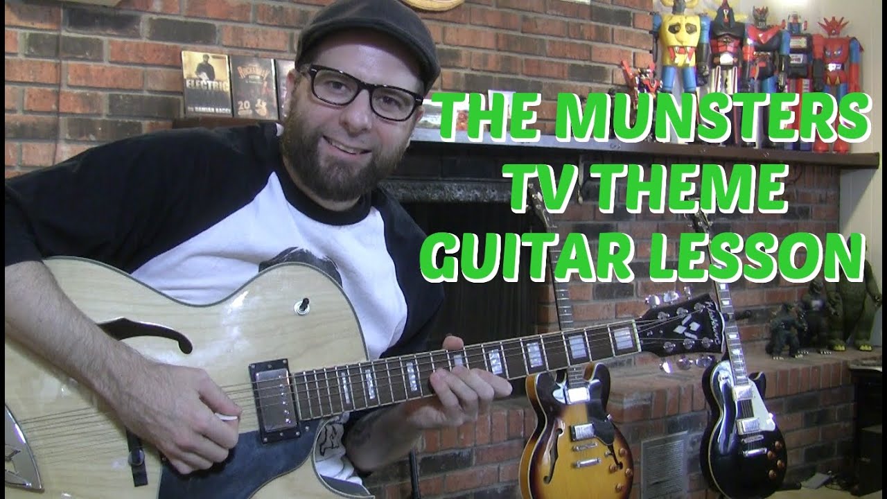 The Munsters theme guitar lesson w/tabs