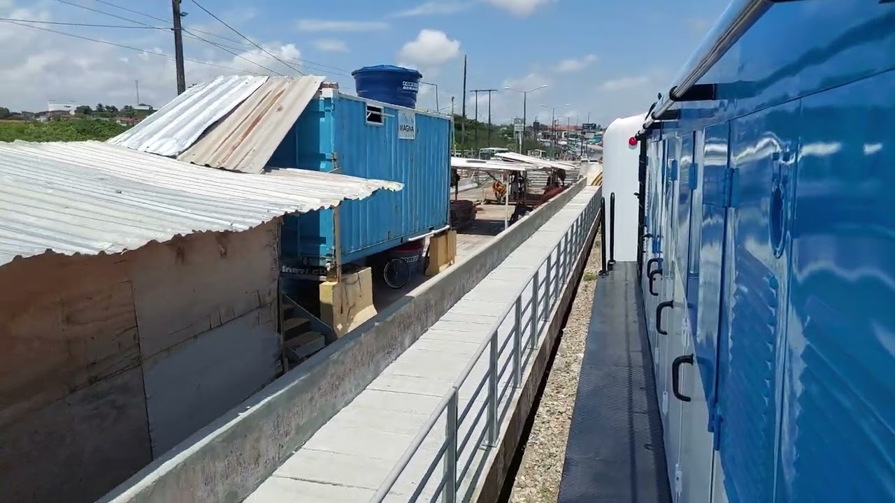 A bordo da locomotiva Alco RS-8 6005 durante testes dinâmicos com carros pidner.