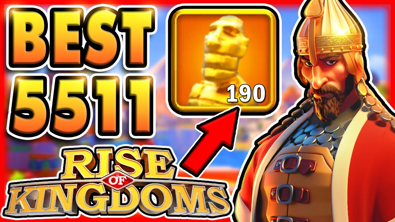 5511 лучших легендарных командиров в Rise of Kingdoms 2023! F2P