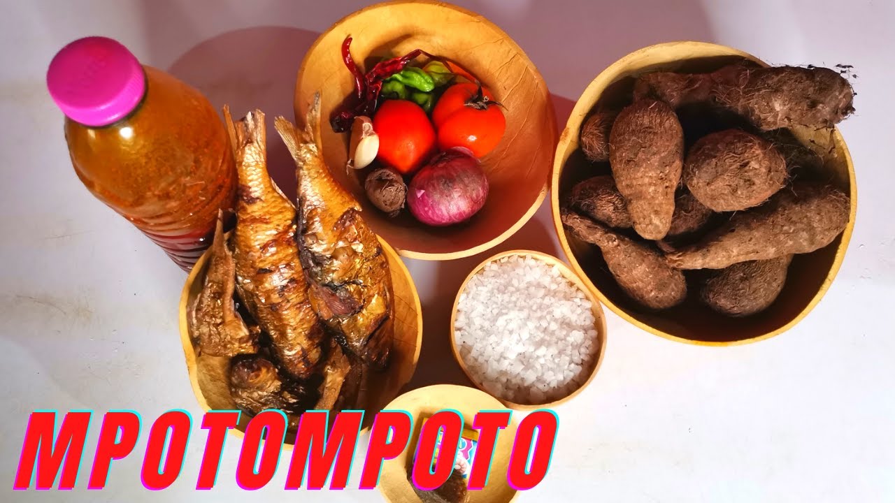 How to prepare Mpotompoto/Cocoyam Porridge  ln a simple way