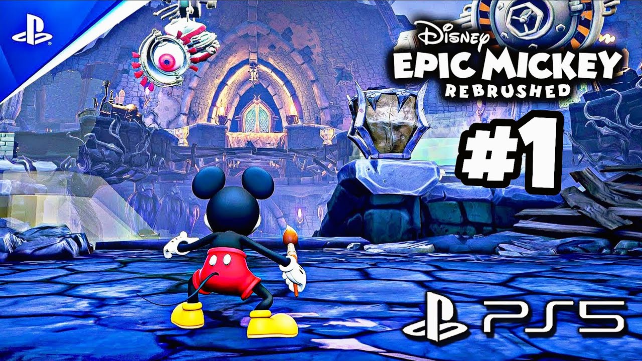 PINTANDO LA AVENTURA | DISNEY EPIC MICKEY REBRUSHED PS5 GAMEPLAY EN ESPAÑOL PARTE 1 (SIN COMENTAR)